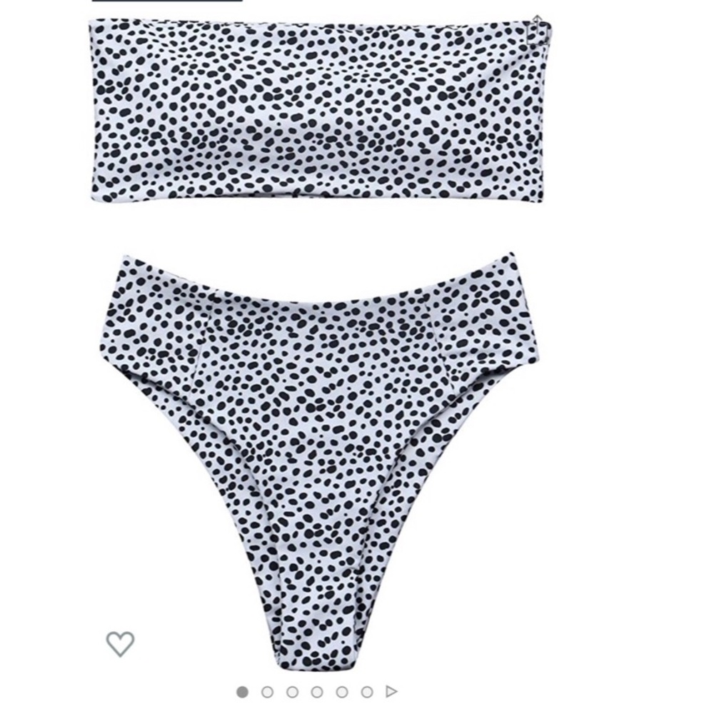 Leopard Black/White Bikini